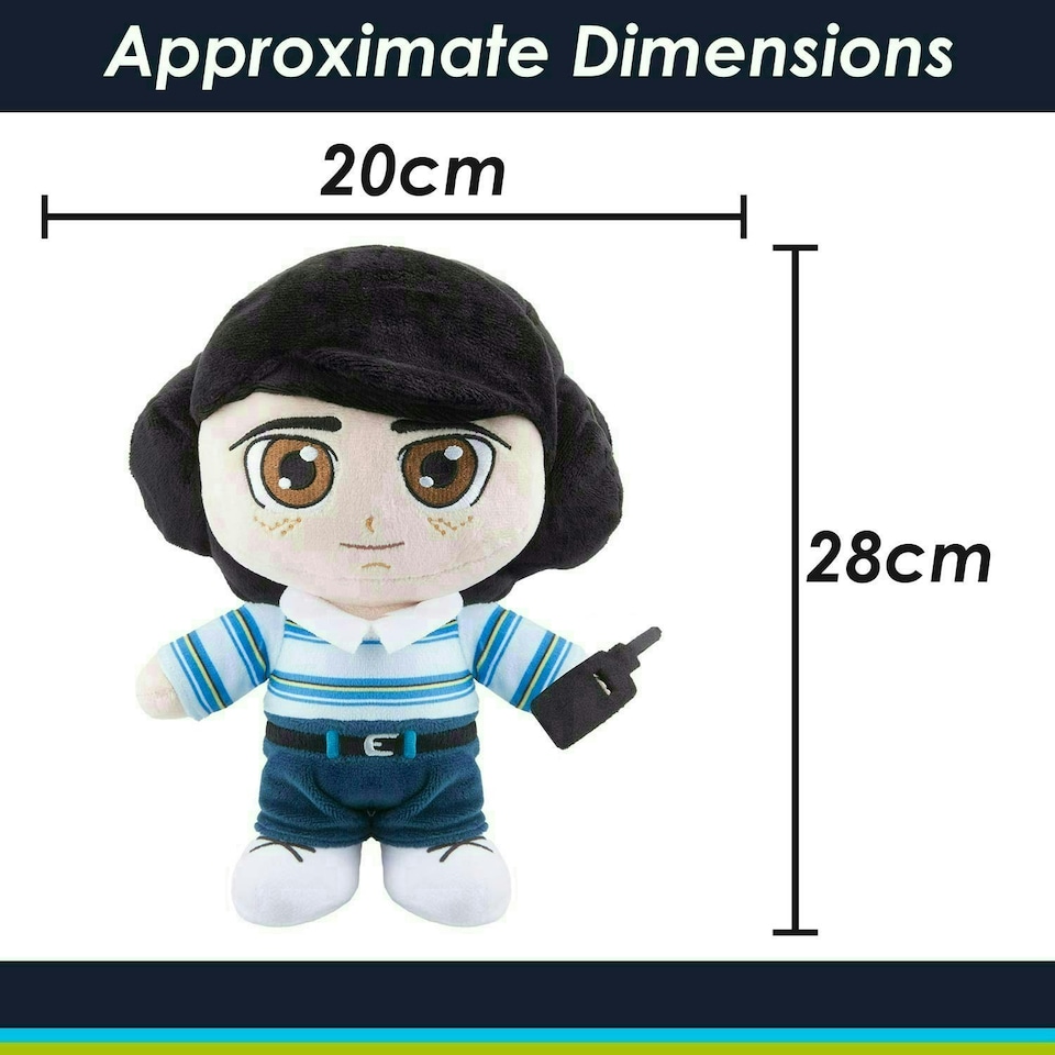 image 1 of Mike Stranger Things Soft Toy Cute Plushie Huggable Cuddly 28cm Multi