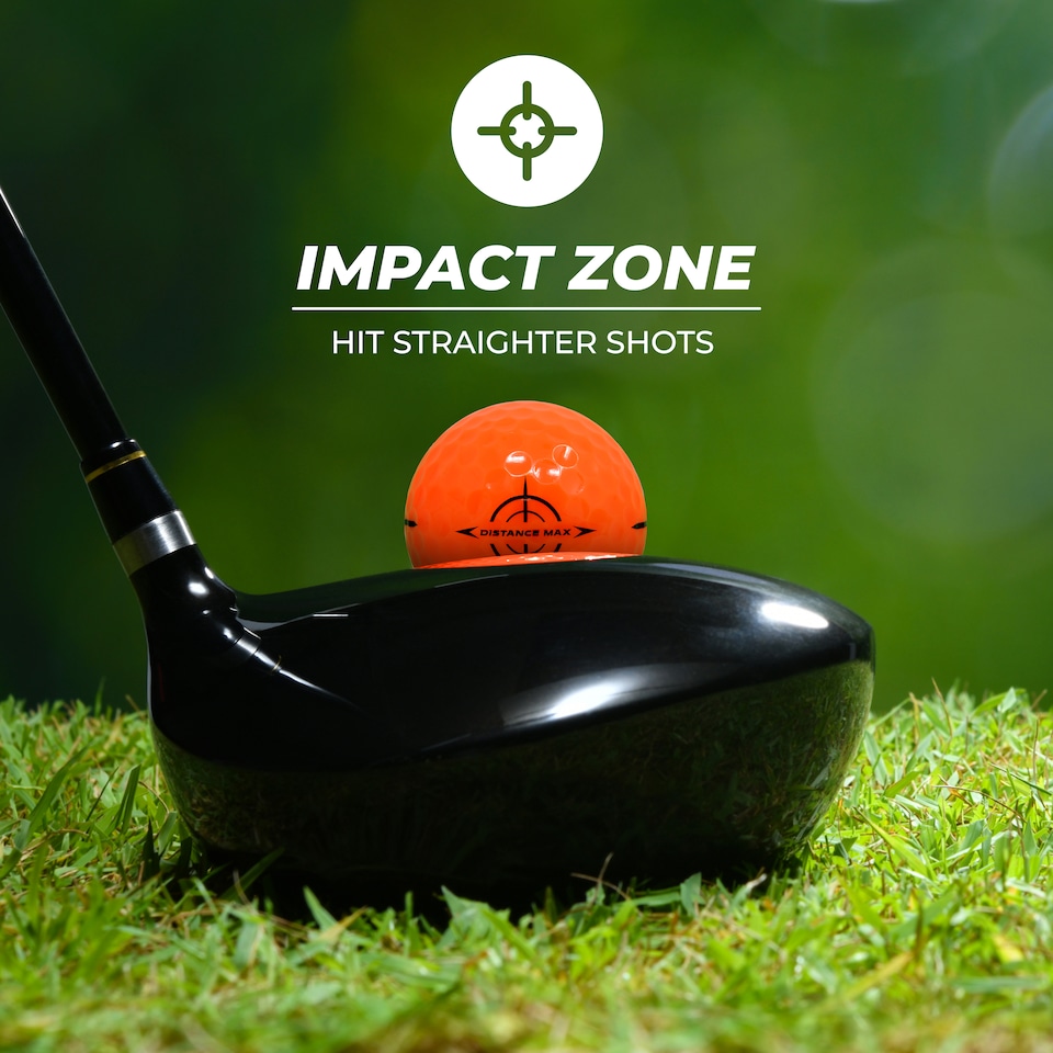 image 1 of On Par Distance Max Golf Balls - 12 Pack | Orange
