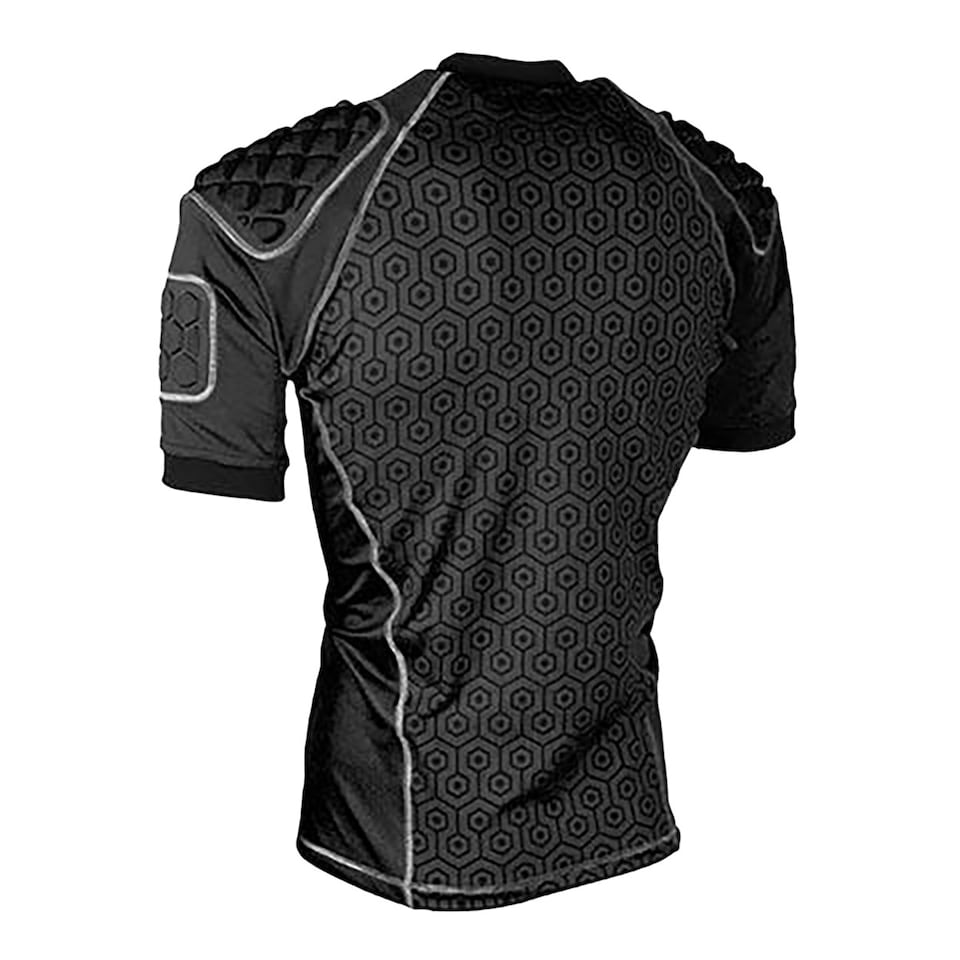 image 1 of Rhino Unisex Adult Pro Body Protection Top - Black - L