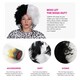 image 2 of Evil Dog Lady Accessory Set - Wig, Boa & Fake Cigarettes Black | One Size