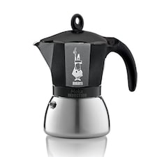 Bialetti Moka Induction 6 Cup Espresso Maker Black