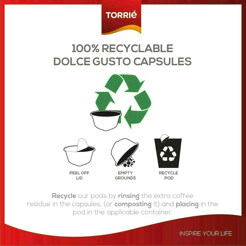 image 1 of Decaf - Dolce Gusto ® Compatible Decaffeinated Coffee Capsules (80 Pods)