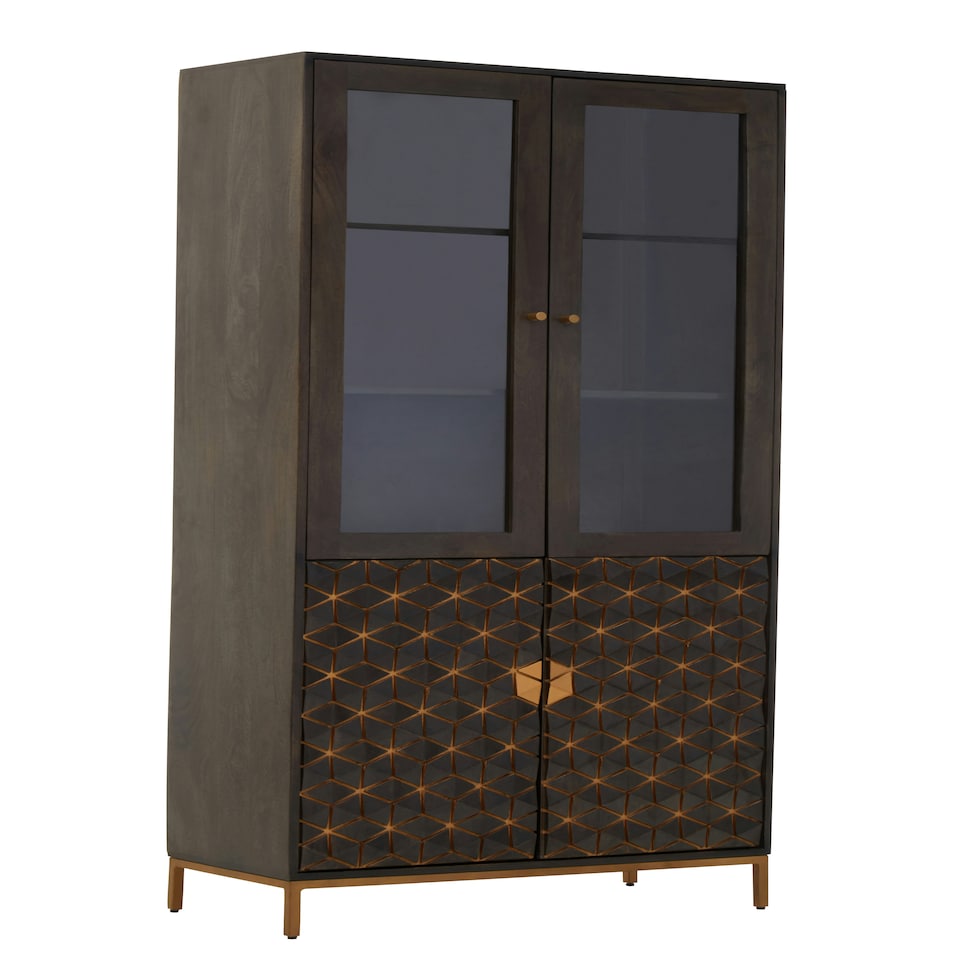 image 1 of Interiors by Premier Grey Cabinet | Grey