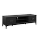 image 2 of Westerleigh TV-Stand with Doors in Black | Black | BLACK | One Size