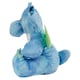 image 3 of Mumbles Zippie Soft Dragon Plush Toy - Blue - One Size
