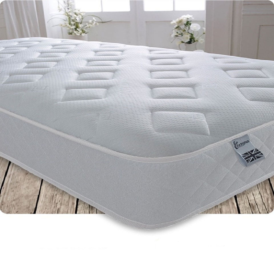 image 1 of Essentials Jump n Tac Hybrid Mattress - 19cm Deep, Soft Feel White | King