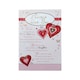 image 4 of I Will Always Love You Hearts Design Open Greeting Card