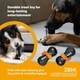 image 5 of Zeus ChewChasers Treat Peanut Dog Toy - Small