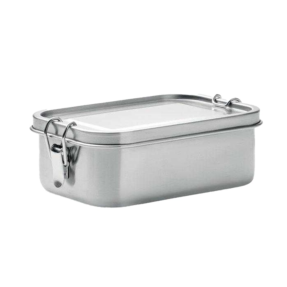 image 1 of MidOcean Gobuddy 750ml Lunch Box | Silver | Matt Silver | One Size | 1