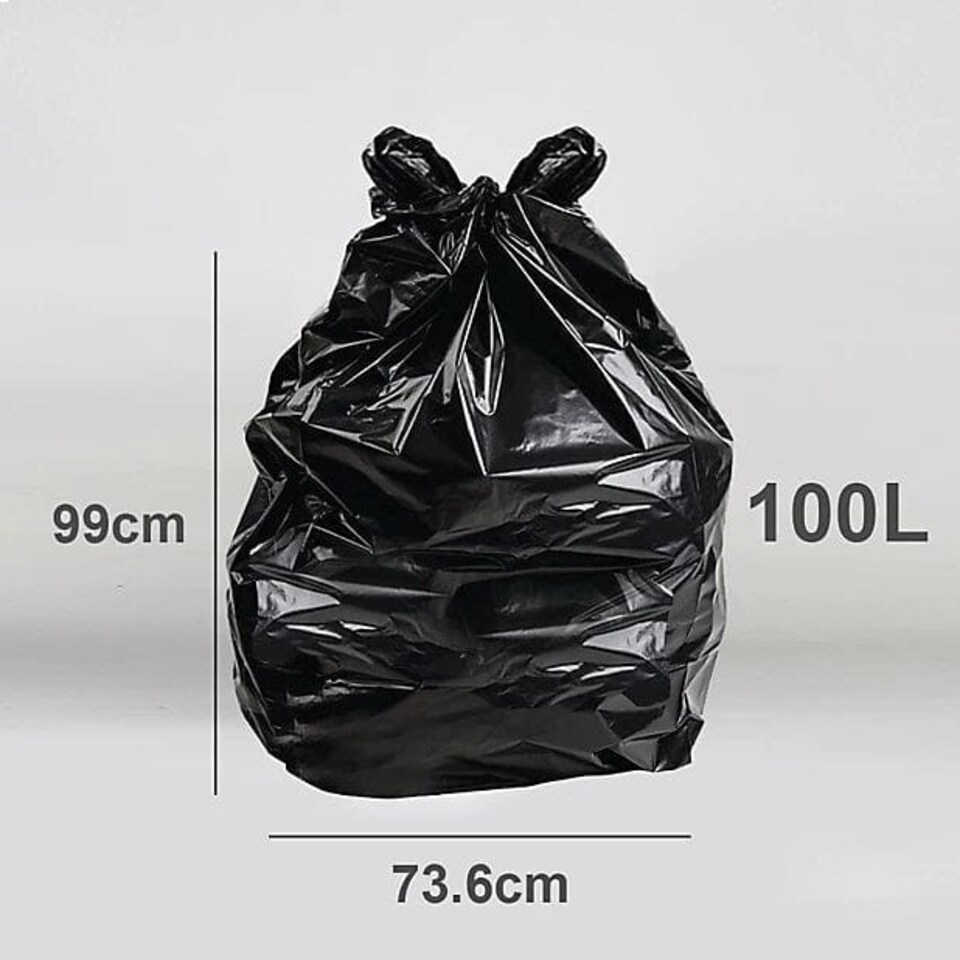 image 1 of Ecobag® Heavy Duty Refuse Sacks - Black 50 x 100L