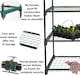 image 5 of Flower Staging Display Greenhouse Shelving Racking 4 Tier Garden Pot Plants 2pcs