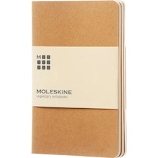 Moleskine Cahier Plain Journal - Kraft Brown - One Size