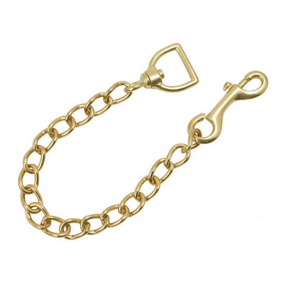 image 1 of Shires Horse Newmarket Chain - Brass - 24in