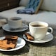 image 5 of Argon Tableware 24 Piece Classic White Cappuccino Cup & Saucer Set - 320ml