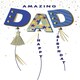 image 1 of Embellished Balloons Amazing Dad Happy Birthday Card