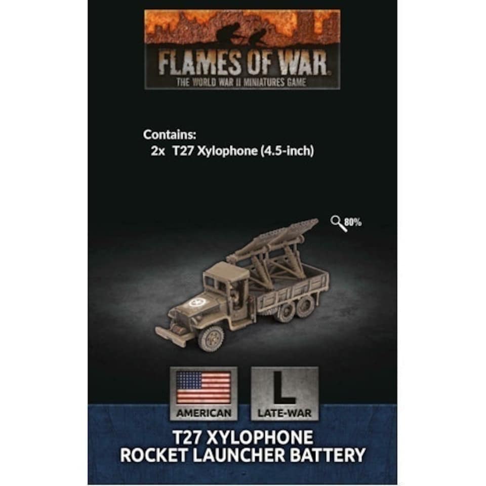 Flames of War: T27 Xylophone Rocket Launcher (x4)