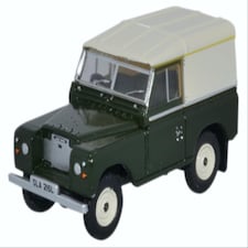 Oxford Diecast Land Rover Series III SWB Hard Top Bronze Green