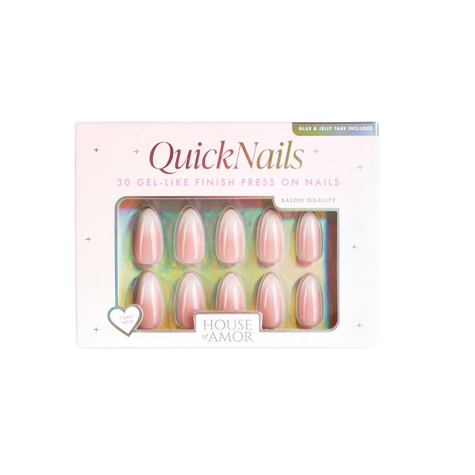image 1 of House Of Amor - False Nails - French Ombré - Press On Nails - Clear