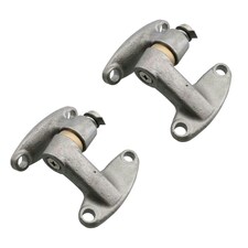 2 Pack Right Self Aligning Ball Joint Hinge Heavy Duty Locker Door Hatch | Silver