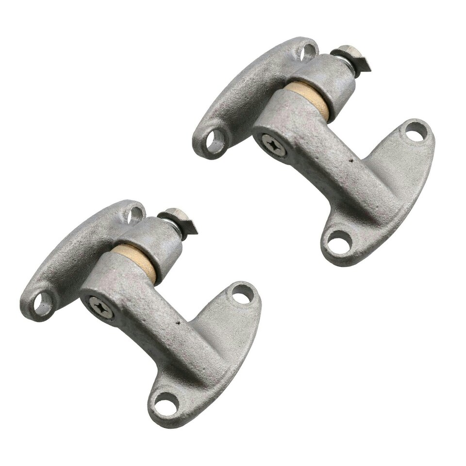 image 1 of 2 Pack Right Self Aligning Ball Joint Hinge Heavy Duty Locker Door Hatch | Silver