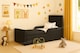 image 1 of Grey 3ft Single Plush Bed Studded Bed Frame