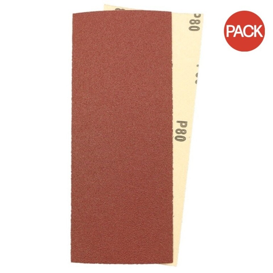 image 1 of Abracs Clamped Clamped Sander Sheets (Pack of 10) - Red - One Size