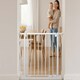 image 8 of Safetots Extra Tall Elite Safety Gate, 89cm - 98cm, Matt White, Extra Tall 96.8cm in Height, Pressure Fit Stair Gate | White