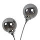 image 9 of Bungo 2 Light Polished Chrome & Smoked Glass Table Lamp
