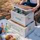 image 4 of Living and Home  Foldable Storage Box - White 45L