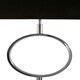 image 4 of Interiors by Premier Table Lamp with Stone Base Silver