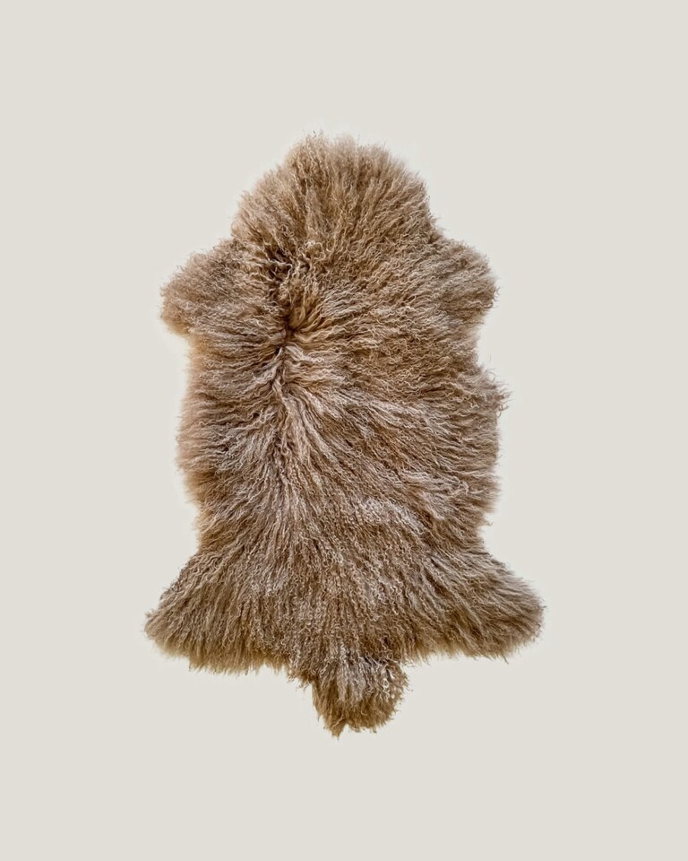 image 1 of Naturally Sheepskin Mongolian Single Rug