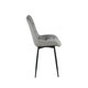 image 6 of Erica Plush Velvet Comfort Dining Chairs - Set of 4 Grey