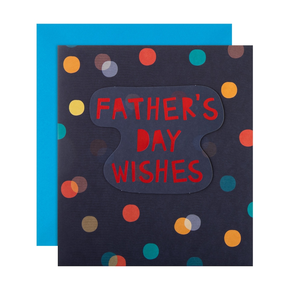 image 1 of Hallmark Father's Day Card - Contemporary Text Based Design
