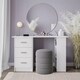 image 3 of 3-Drawer 3-Shelf Desk with Customizable Layout Grey | Colour: Cedar Grey