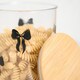image 3 of OHS Bows Food Container Airtight Bamboo Lid Kitchen Storage Jar | Clear | Black - S | Small