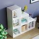 image 6 of Vida Designs Durham 6 Cube Storage Unit, White & Set of 3 White Cube Storage Baskets