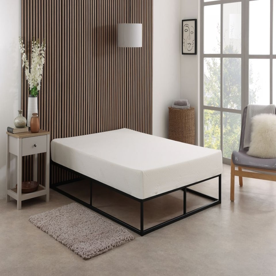 image 1 of CoolMax All Foam Memory Foam Mattress - 6" Deep, Temperature-Regulating Comfort White | Single