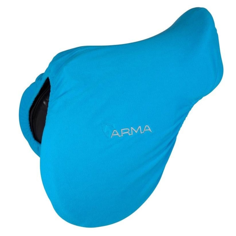 image 1 of Shires ARMA Fleece Saddle Cover Purple | Size: 14-16.5
Colour: Plum