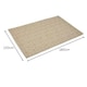 image 3 of Marco Paul Mocha Geometric Design Outdoor Rug 150x210cm Cream | 180 x 120cm