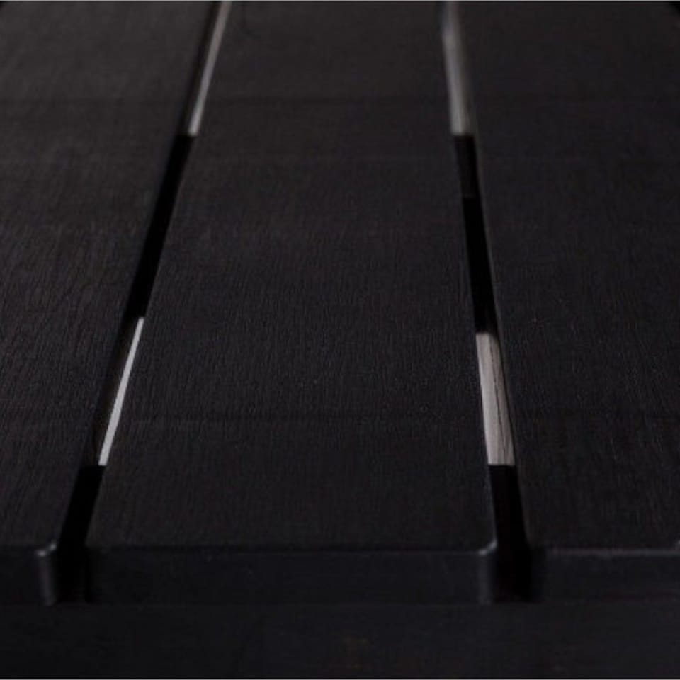 image 1 of Rectangle Anthracite Plastic Garden Table