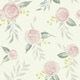 image 1 of York Premium PSW1010RL Watercolor Roses Peel & Stick Wallpaper, Pink Multi