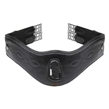 Velociti Lusso Leather Anatomical Horse Girth - Black - 42in