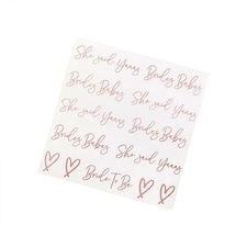She Said Yaaas Hen Party Temporary Tattoo Stickers Sheets - Pack of 2