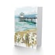 image 2 of Scottish Beach Pier Lily Wildflowers Him Her Birthday Card