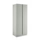 image 1 of J-Pull Handleless Light Grey Double Wardrobe with Single Rail & Internal Drawers Grey