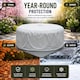 image 9 of Hot Tub Spa 6 Person Hot Tub Cover Cap Outdoor Garden Patio Furniture Safety Protector, Grey, 195x100x70Cm