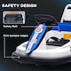 image 5 of HOMCOM 6V Kids Bumper Car, 360° Rotation Waltz Car w/ 2 Speeds - White
