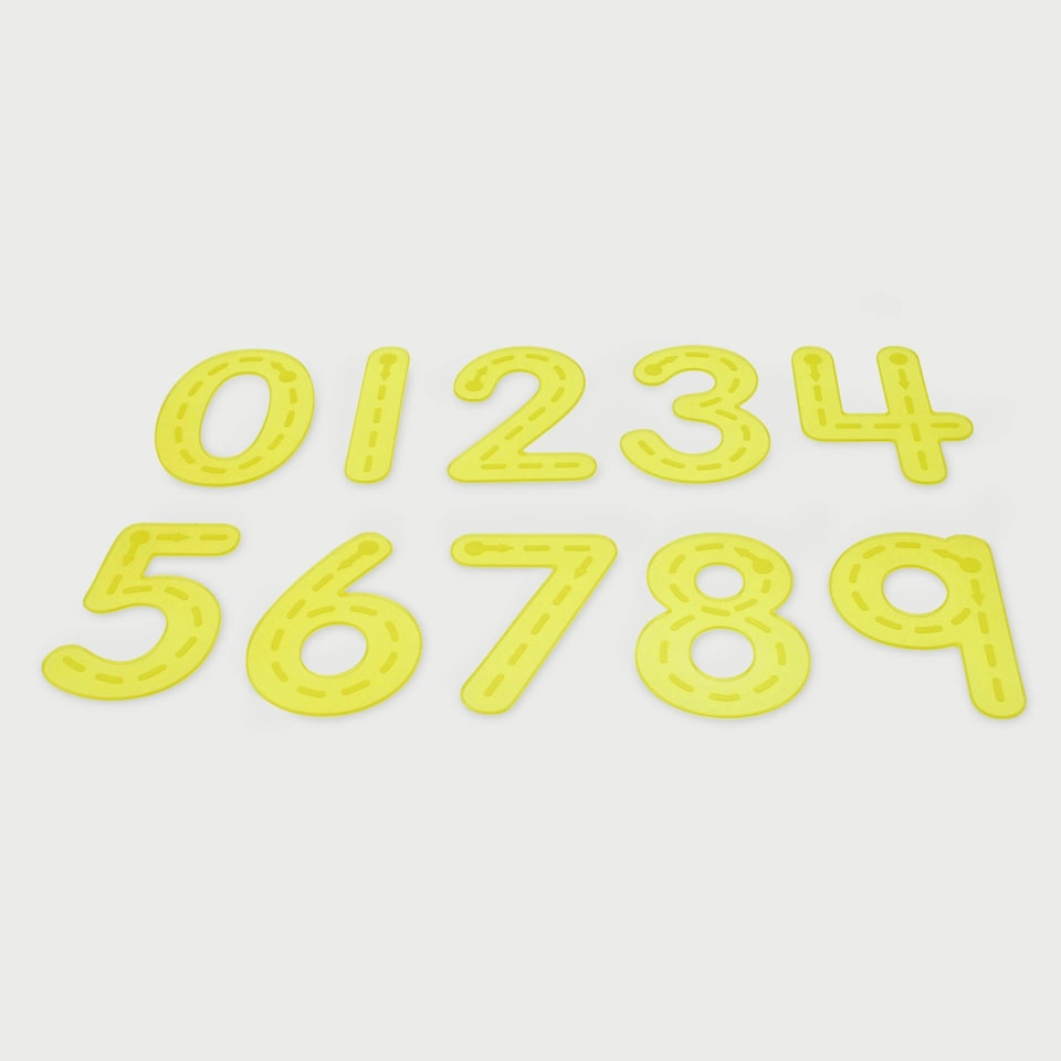 image 1 of SiliShapes® Trace Numbers