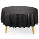 image 1 of Disposable Plastic Table Cover, Waterproof Tablecloth - 84 Inch