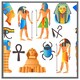 image 1 of Egyptian mythological signs (Picture Frame) Grey | XL
